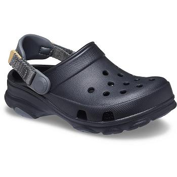 Crocs Classic All-Terrain Clog Cierne - Detske Dreváky